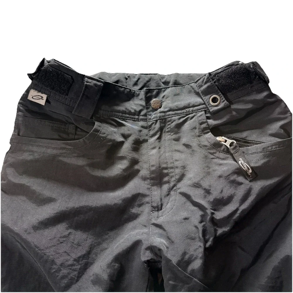 Obermeyer Ski Pants‎ Boys Black Husky 8 Insulated Adjustable Snow HydroBlock